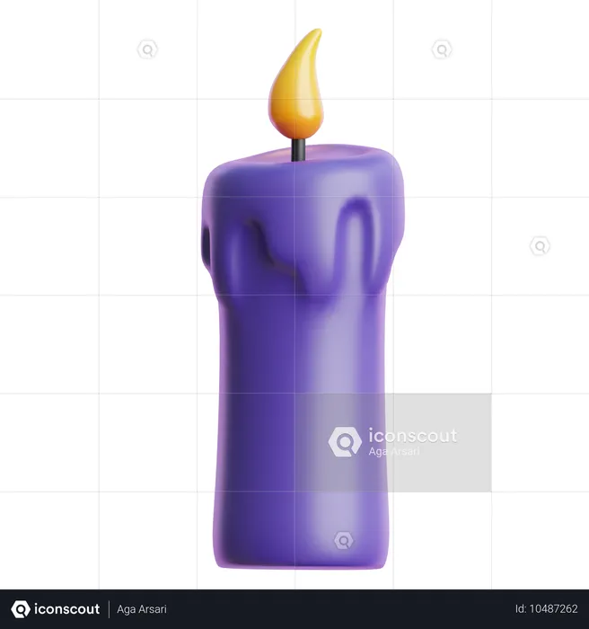 Candle  3D Icon