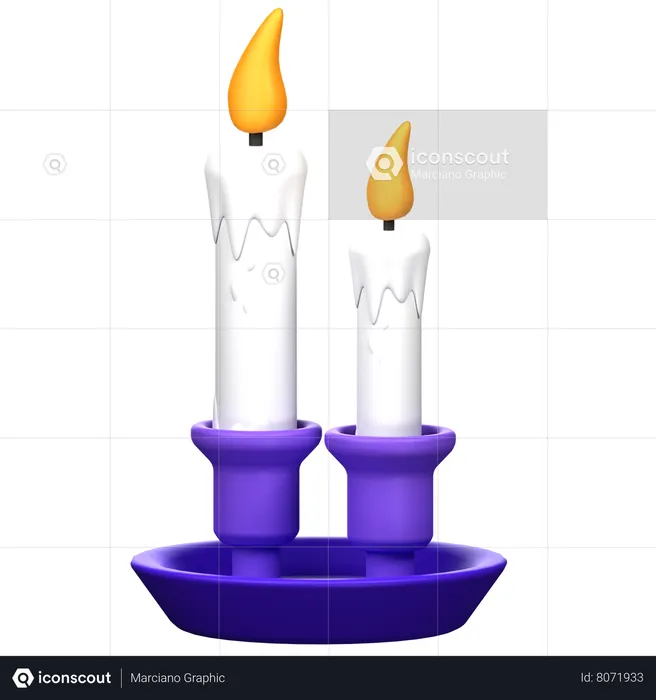 Candle  3D Icon