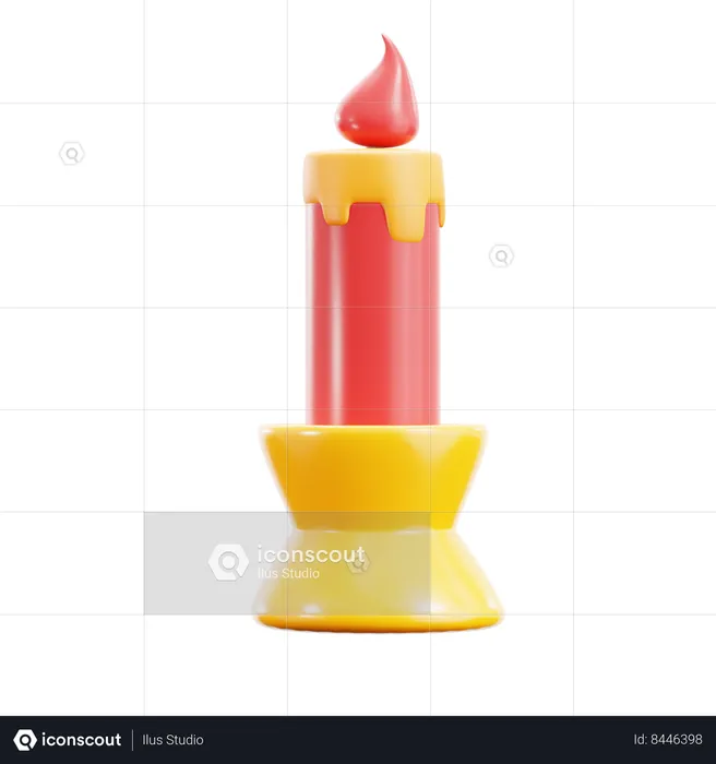 Candle  3D Icon