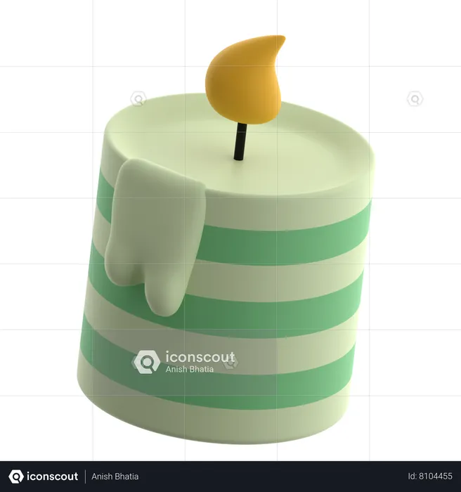 Candle  3D Icon