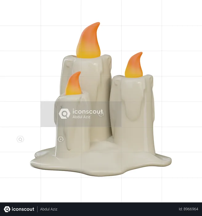 Candle  3D Icon