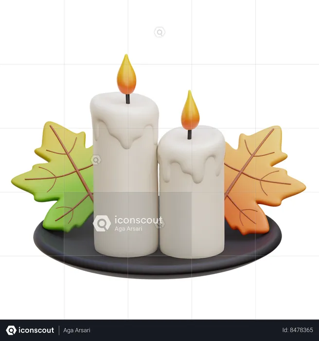 Candle  3D Icon