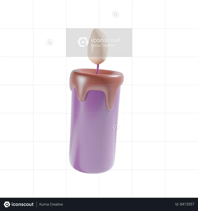 Candle  3D Icon