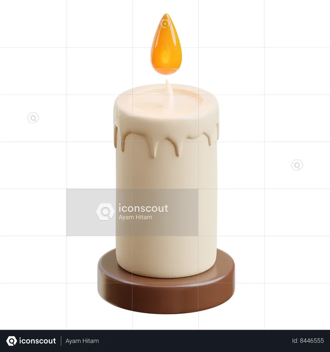 Candle  3D Icon