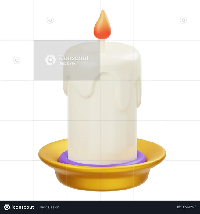 Candle  3D Icon