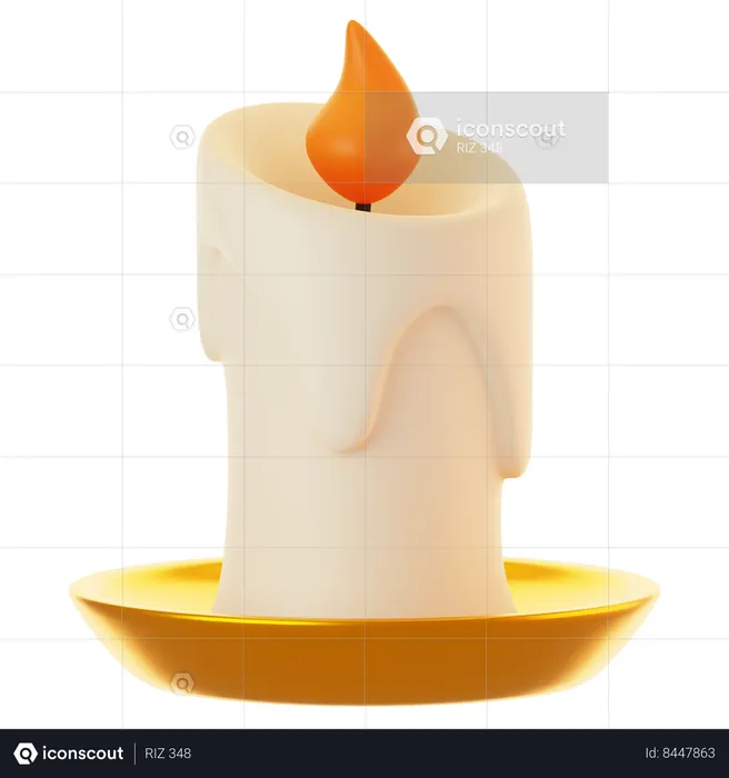 Candle  3D Icon