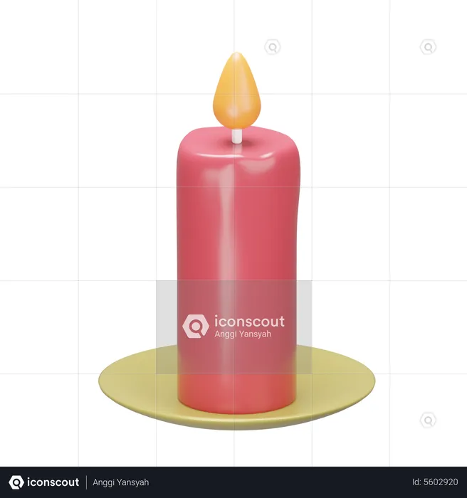 Candle  3D Icon