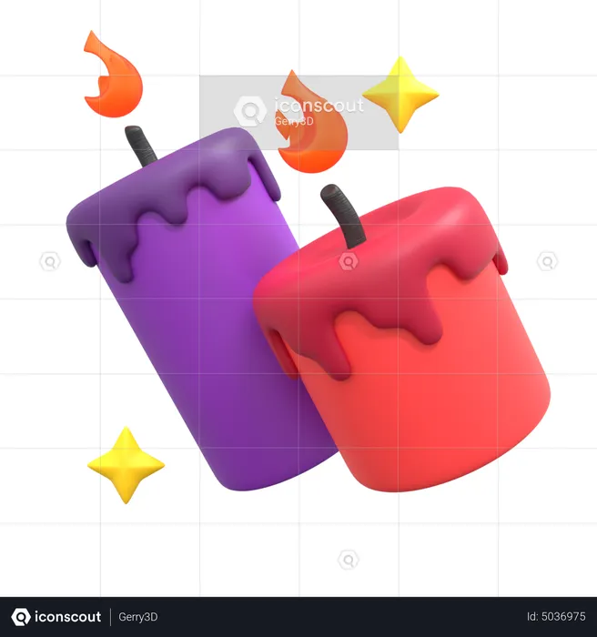 Candle  3D Icon