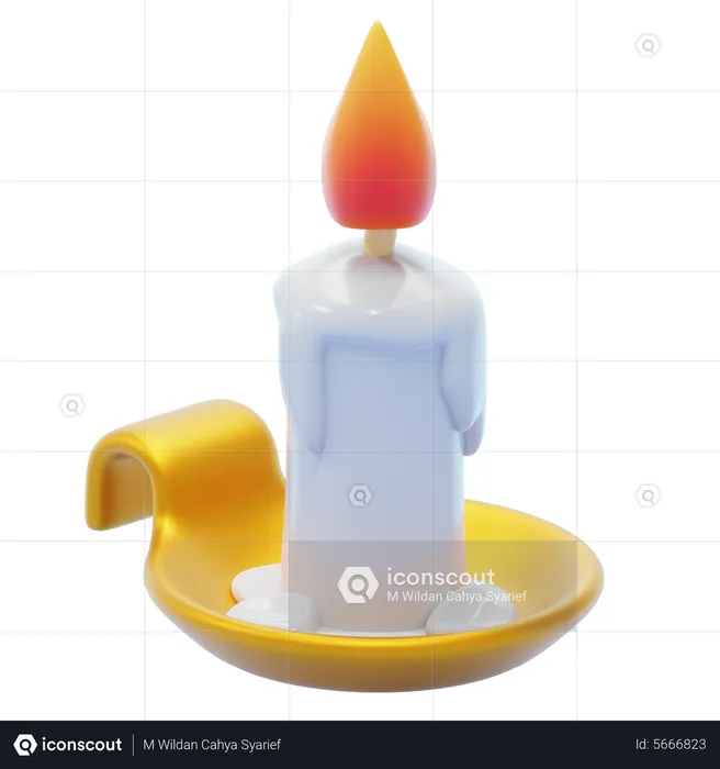 CANDLE  3D Icon