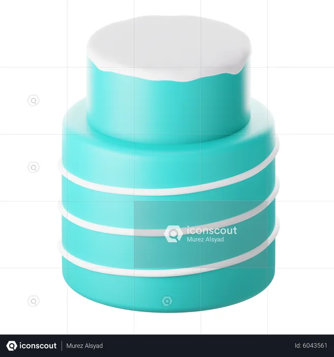 Candle Cake  3D Icon