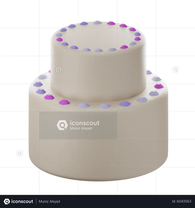 Candle Cake  3D Icon