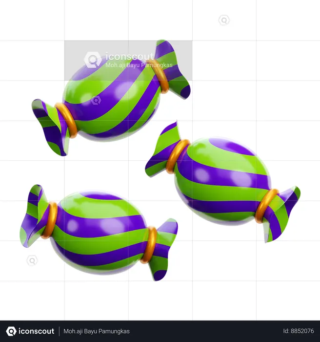 Candy  3D Icon
