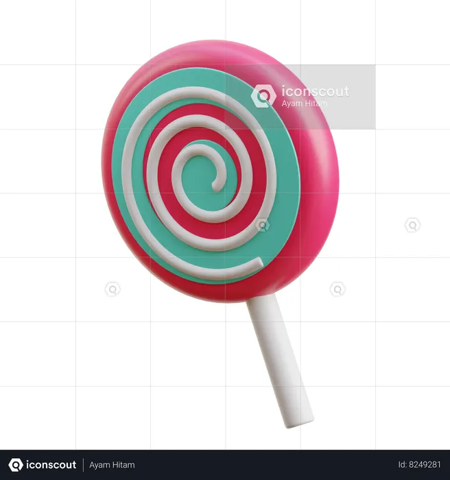 Candy  3D Icon