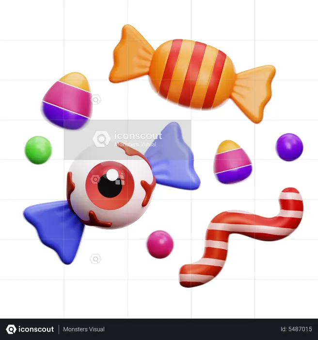 Candy  3D Icon