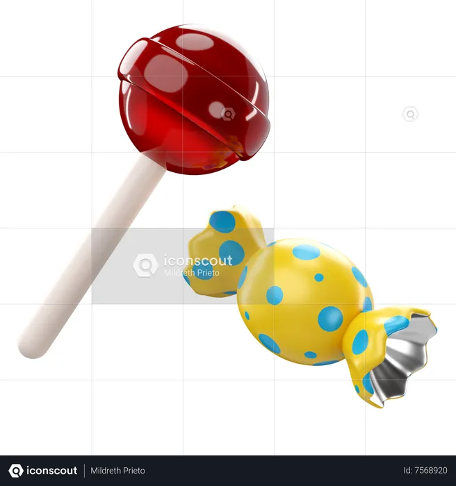 Candy  3D Icon