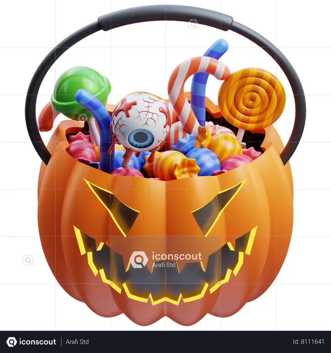 Candy Bag  3D Icon