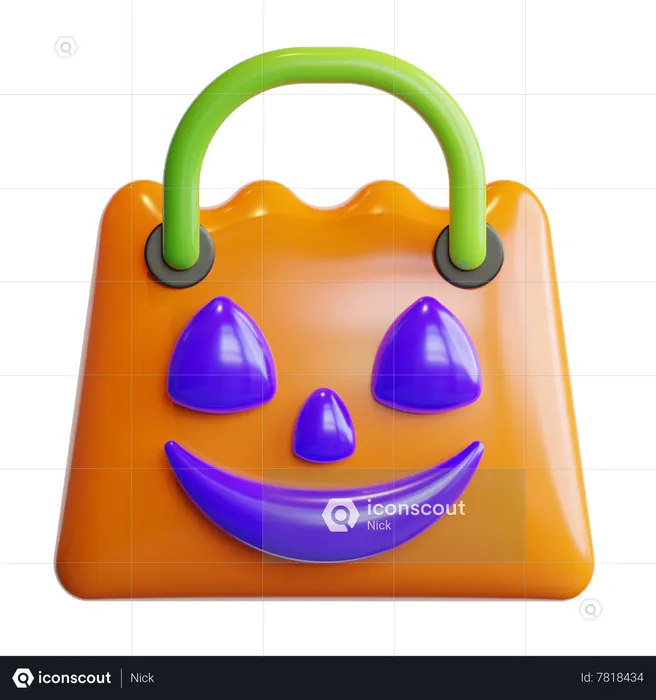 Candy bag  3D Icon