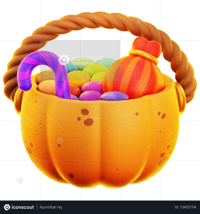 Candy Basket  3D Icon