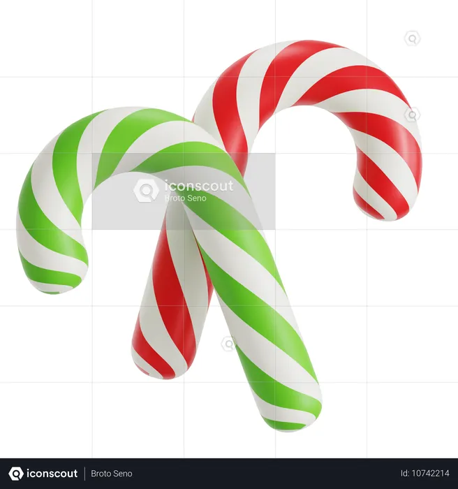 Candy christmas  3D Icon