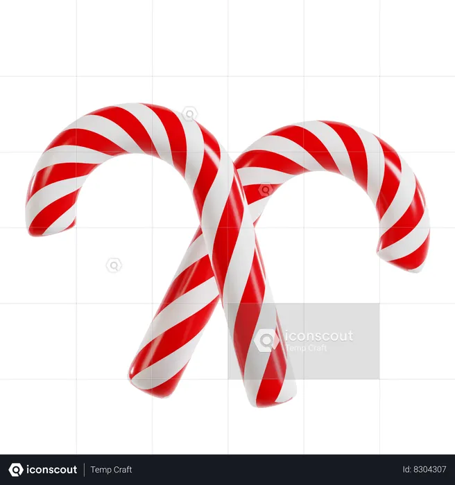 Candy christmas  3D Icon