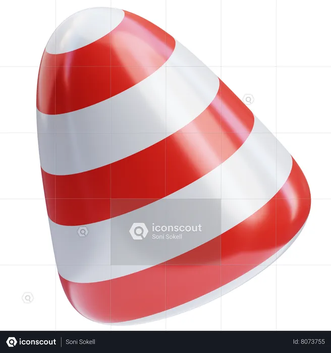 Candy Cone  3D Icon