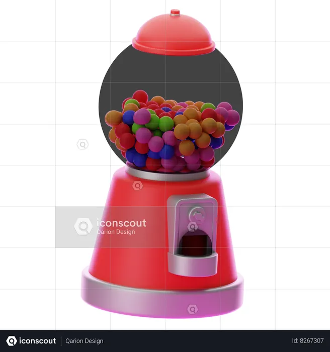 Candy Machine  3D Icon