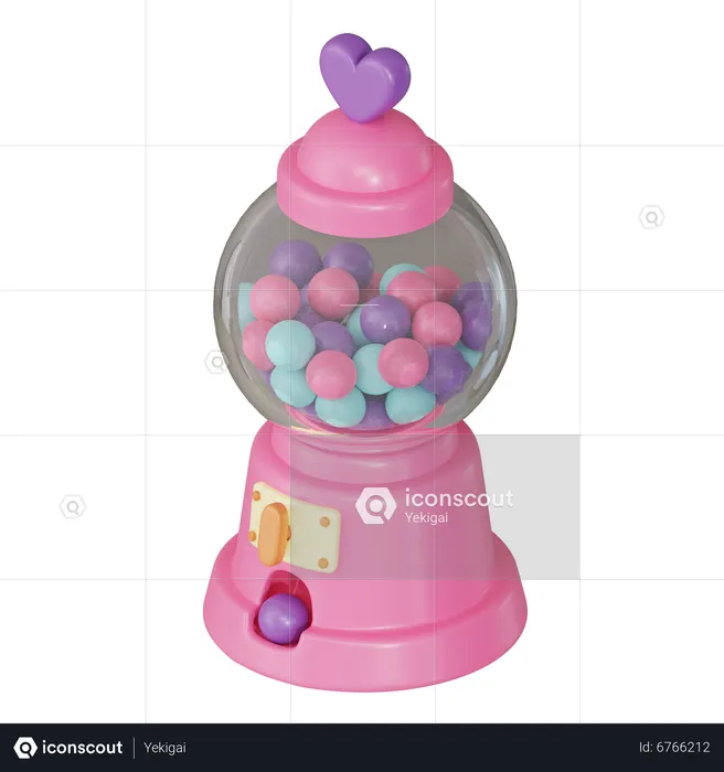 Candy Machine  3D Icon
