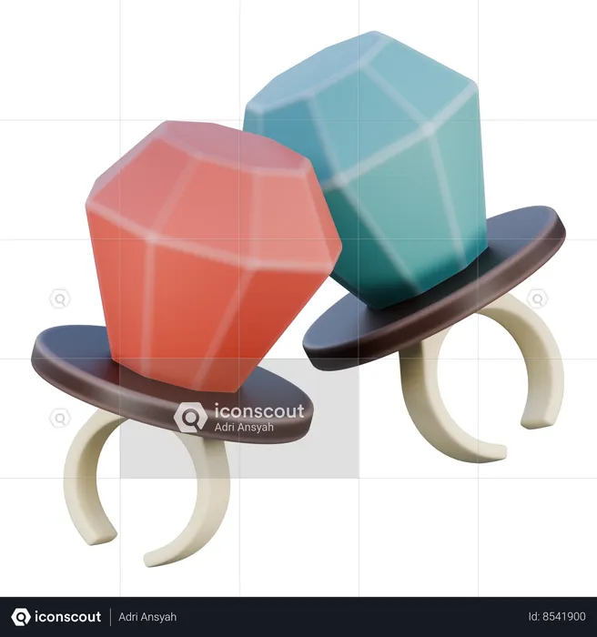 Candy Ring  3D Icon