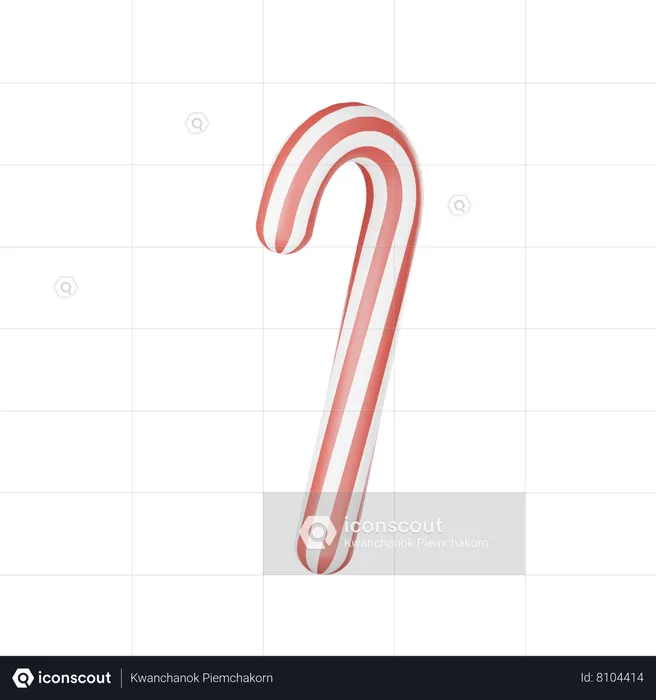 Candy Stick  3D Icon