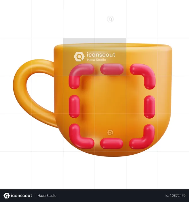 Caneca  3D Icon