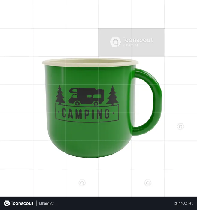 Caneca  3D Illustration