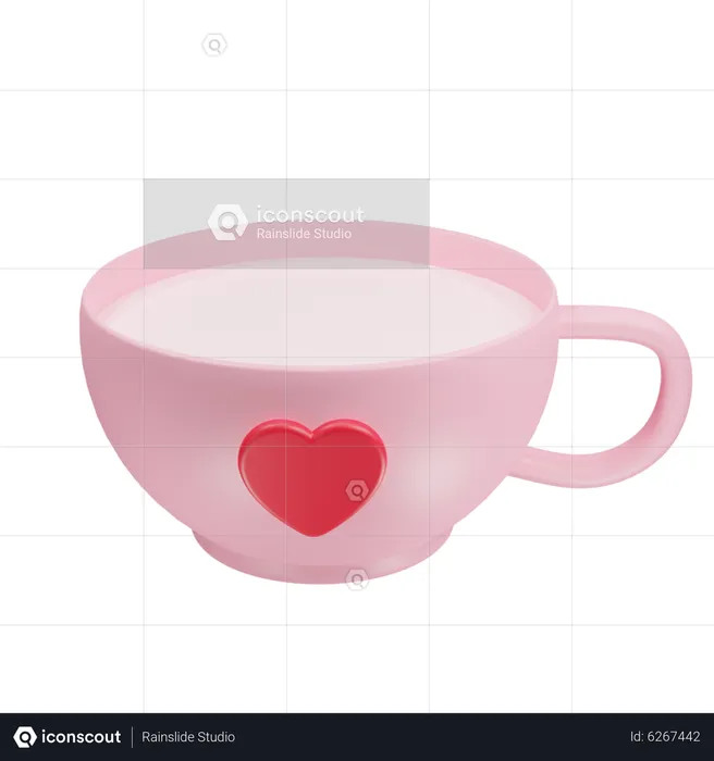 Caneca de amor  3D Icon