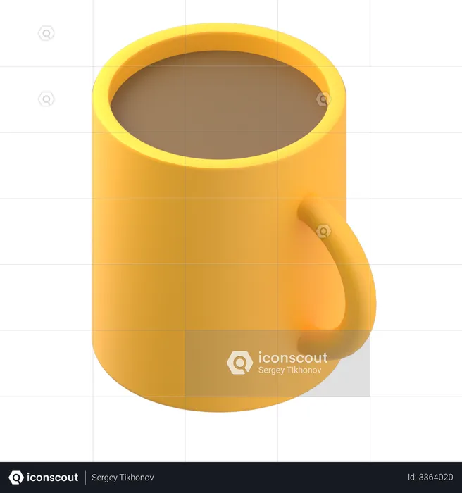 Caneca de café  3D Illustration