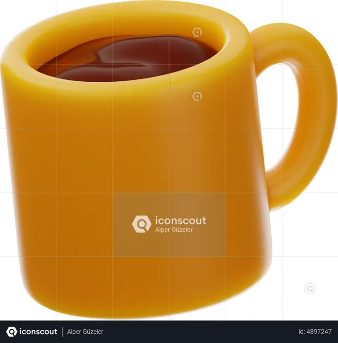 Caneca de café  3D Icon