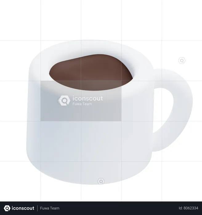 Caneca de café  3D Icon
