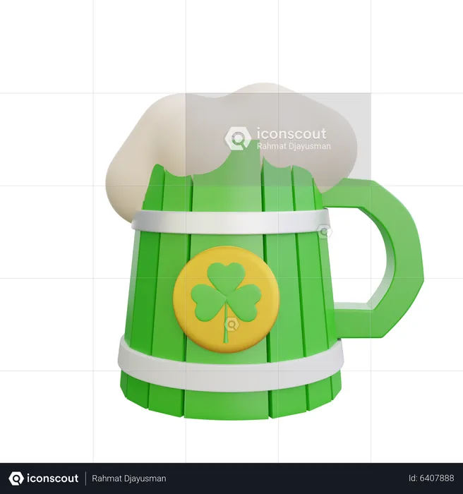 Caneca de cerveja  3D Icon