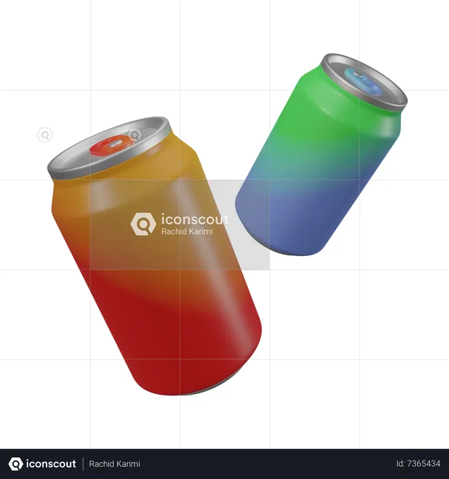 Canette de soda  3D Icon