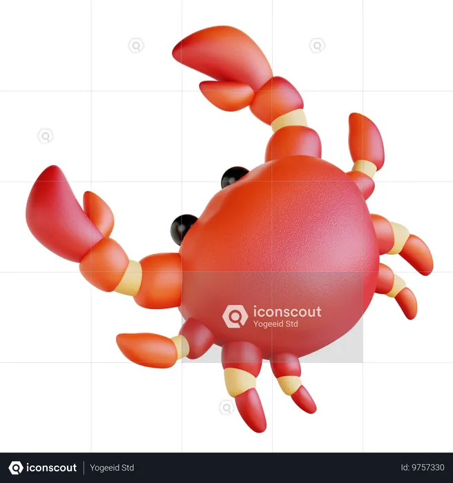 Cangrejo  3D Icon