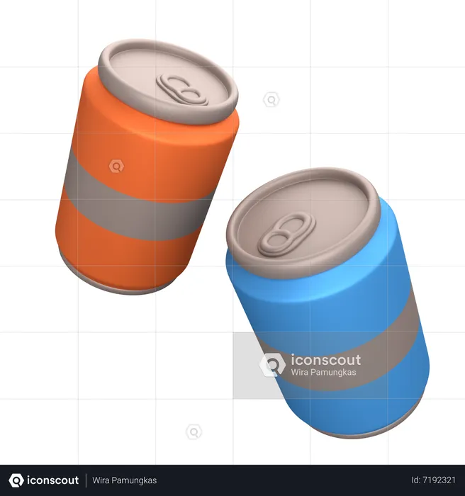 Canned Drink  3D Icon