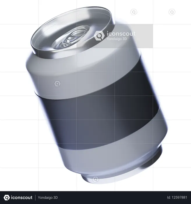 Canned Drink  3D Icon