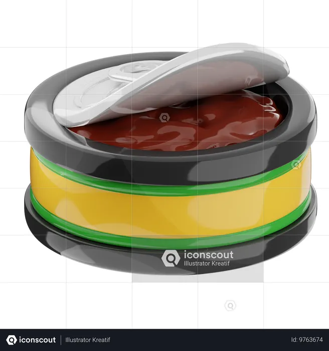 Canned Food  3D Icon