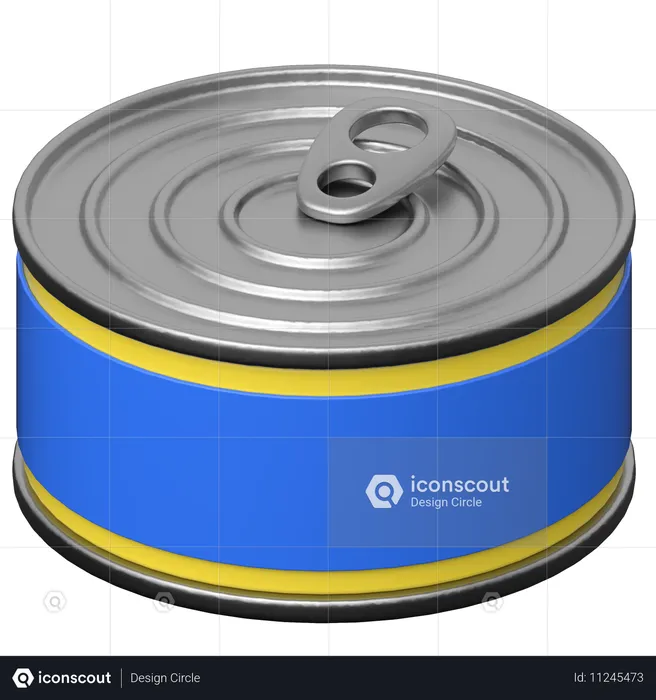 Canned Food  3D Icon