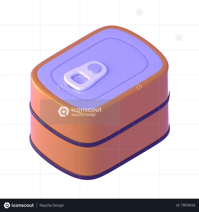 Canned Food  3D Icon
