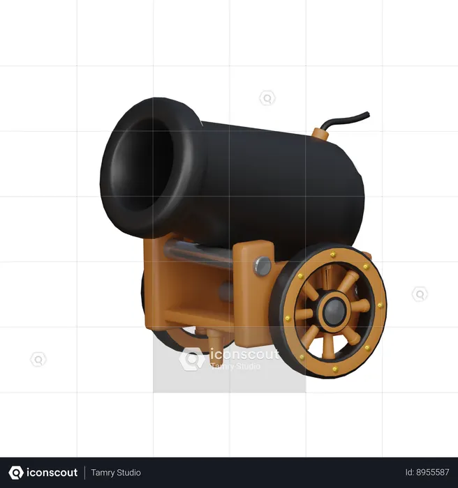 Cannon  3D Icon