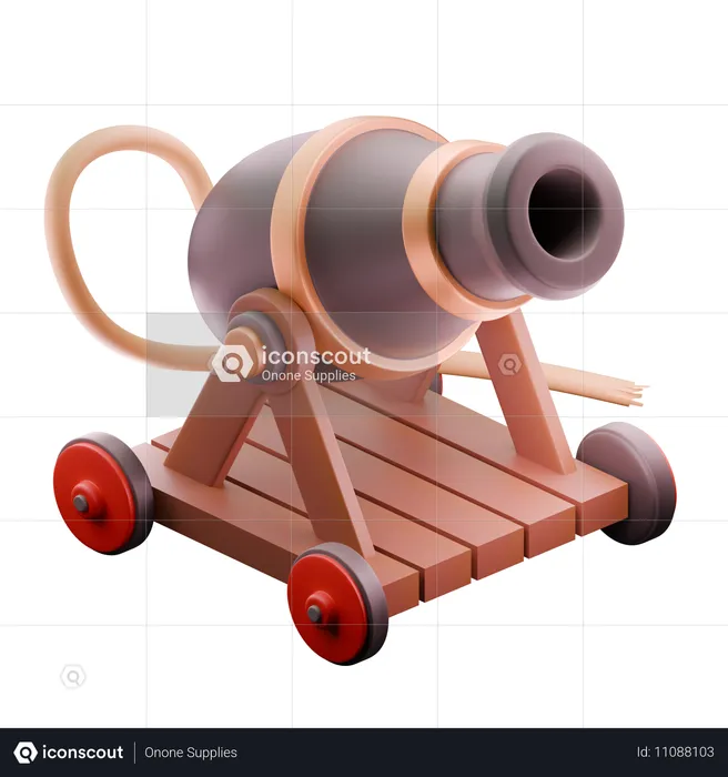 Cannon  3D Icon