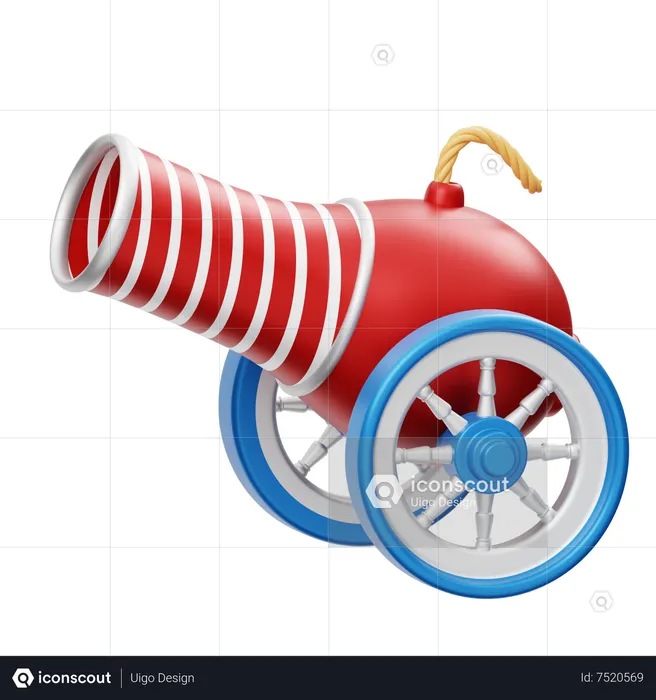 Cannon  3D Icon