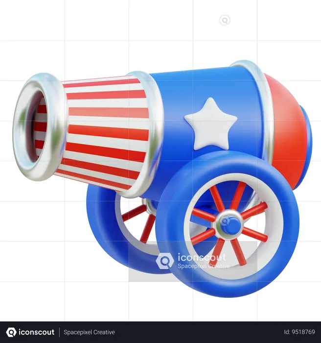 Cannon  3D Icon