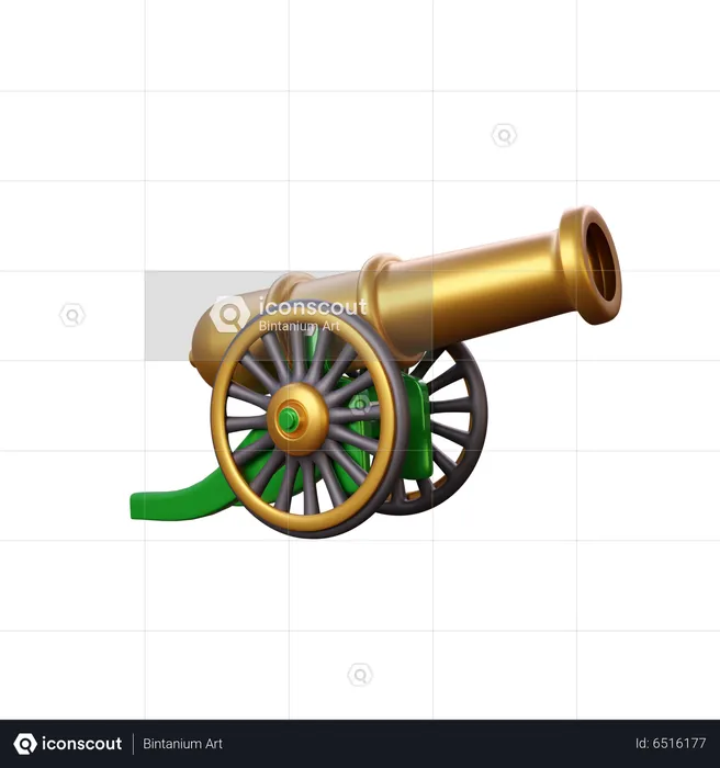 Cannon  3D Icon