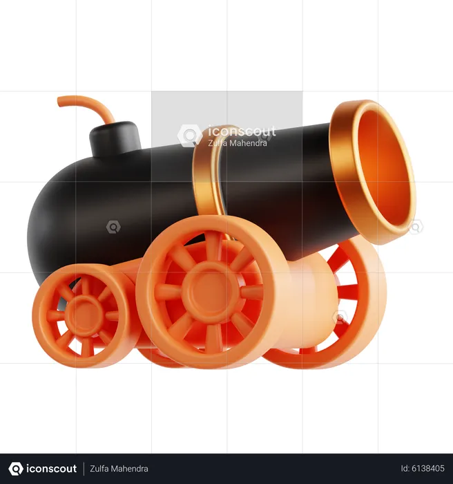 Cannon  3D Icon