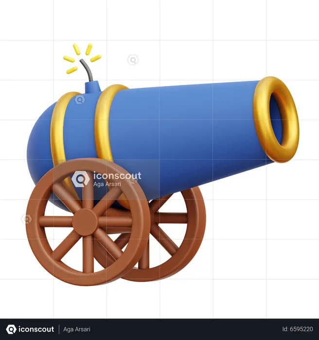 Cannon  3D Icon